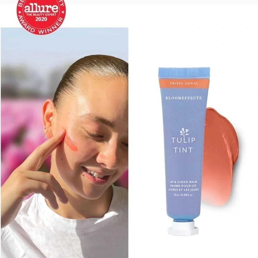 Lip & Cheek Balm in Crispa Coral by Bloom Effects